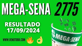 🍀 Resultado MegaSena 2775 [upl. by Sel]