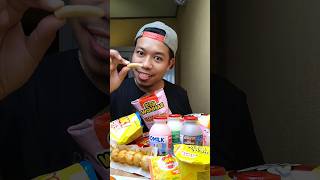 makan topokki asmr mukbang eating funny [upl. by Anilas]