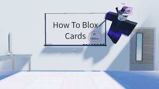 Blox Cards  The beginners guide to EVERY AI [upl. by Jarvis]