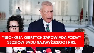 Giertych ostro o sędziach powołanych przez quotneoKRSquot Zapowiada pozew [upl. by Barcroft]