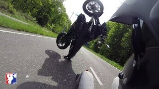 Stupid Shit  KTM 690 Duke Crash [upl. by Saenihp]