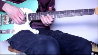 McNelly TBar P90 Telecaster Pickup Set Demo  Clean [upl. by Bethesda]