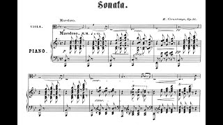 Henri Vieuxtemps Viola Sonata in Bflat major Op 36 1860 audioscore [upl. by Corette]