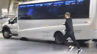 Conor McGregor and his team crashed the bus FULL VIDEO Apr 5 2018 [upl. by Grodin831]