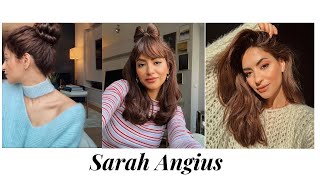 NEW 5 BEAUTIFUL HAIRSTYLES TUTORIAL BY SARAH ANGIUS 13 [upl. by Novhaj217]