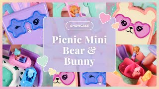 ✨SHOWCASE✨ Polly Pocket Picnic Mini Cutie Bear amp Bunny Carnival [upl. by Stephani]