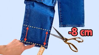 3 Ways to Hem Pants  Sewing Alteration  Jeans Hemming Hacks  How to hand sew [upl. by Samuel607]