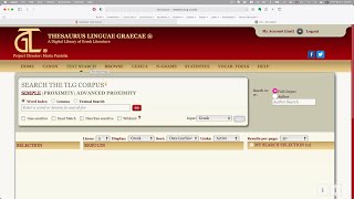 Introduction to the TLG Thesaurus Linguae Graecae [upl. by Hanschen]