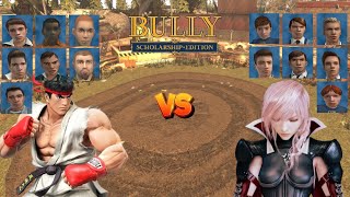 Bully SE Ryu Townies Greasers amp Gary VS Lightning Preps amp Jocks  Full HD [upl. by Negyam505]