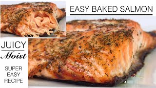 Easy Baked Salmon Recipe  Moist and Juicy Baked Salmon  Mary Cookhouse [upl. by Breanne]