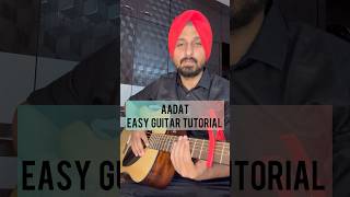 Aadat  Atif Aslam  Guitar tutorial by Sanmeet Bagga [upl. by Allez165]