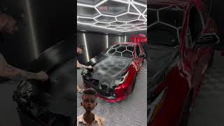 bonnet wrap wrap trend trendingvideo viral short shorts car black vinyl toyota viralnews [upl. by Roderick]