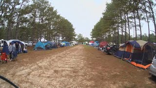 PreRenaissance Festival Early Morning Walkaround  Campgrounds [upl. by Anderegg702]