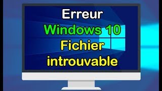 Résoudre l’erreur quotFichier introuvable Vérifiez le nom du fichier et réessayezquot [upl. by Castle875]