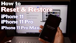 How to Reset amp Restore iPhone 11ProPro Max  Factory Reset Forgot Passcode iPhone is Disabled Fix [upl. by Lahsram]