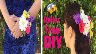 Dollar tree DIYCorsage very easy to make [upl. by Delaney570]