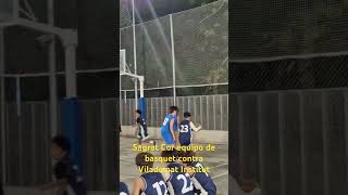 Sagrat Cor equipo de basquet vs Viladomat Institut club [upl. by Yrak]