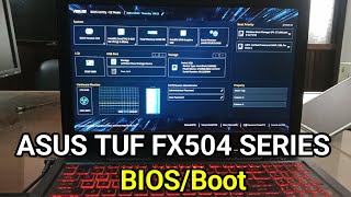 BIOSBoot menu setting on ASUS TUF Gaming FX504 Series Laptop [upl. by Ikey]