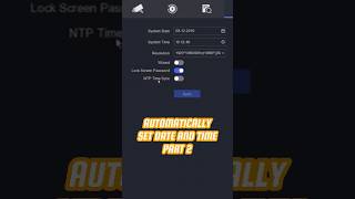 How To Set Date And Time Hikvision DVR Automatically  Part 2 cctv hikvision cctvcamera [upl. by Nemrak]