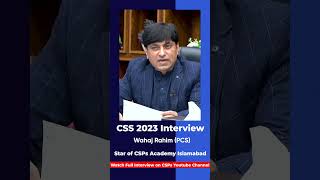 Mock Interview  CSS exam preparation from CSPs Academy Islamabad csspreparation [upl. by Gun]