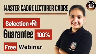 Master Cadre Lecturer Cadre Coaching  Free Webinar  Online Batch  Bansal Academy [upl. by Ynnig948]