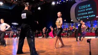 2011 Grand Slam Latin Yury Simachev amp Anastasia Klokotova Quart Chacha [upl. by Arikaahs665]