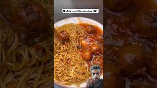 Best Noodles and Manchurian in delhi Best Combo Must Try 80 chowmein shorts noodles manchurian [upl. by Capps]