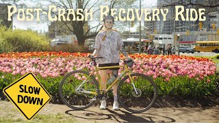 Slow Bike Ride Through The Ottawa Tulips  Crash Recovery Ride [upl. by Rekab812]