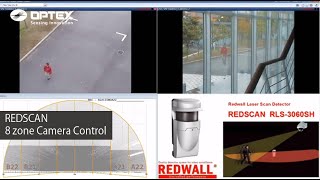 OPTEX  REDSCAN  8 zone Camera Control [upl. by Yorgo]