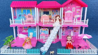 15 Minutes Satisfying with Unboxing Dream Princess Villa Playset，Camping Tent Toys Review  ASMR [upl. by Nehtanoj682]