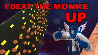 I FINALLY BEAT THE MONKE UP ON GORILLA TAG [upl. by Bander]