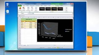 How to Make a Line Graph in Excel 2013 [upl. by Ennael348]