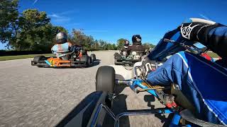 Road America Karting Club  Points Race 7  Briggs 206 Senior Medium  September 7th 2024 [upl. by Sudoeht]