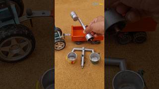 Mini tractor project mini motor water pump science project video [upl. by Ultann]