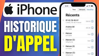 Comment Voir Son Historique Dappel Sur Iphone  En 2024 [upl. by Alex]