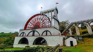 The Great Laxey Wheel Lady Isabella the largest working waterwheel in the world Isle of Man [upl. by Akeme497]