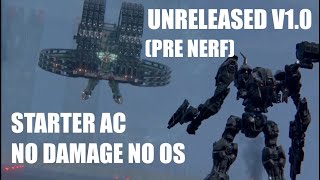 Armored Core VI Starter AC No Damage No OST VS BALTEUS UNRELEASED VERSION 10 [upl. by Nirrac]