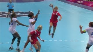 Womens Handball Group B Match  Norway v France  London 2012 Olympics [upl. by Leopoldeen]