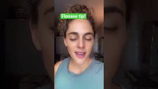 Flonase Tip How to use flonase nose spray  Who knew [upl. by Dory226]