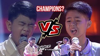 Jan Hebron VS Vanjoss Bayaban  Battle of the CHAMPIONS  The Voice Kids PH 2024 Blind Auditions [upl. by Ardnait]