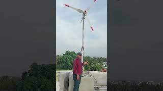 small wind turbine 25 kw wind turbine  5 kw solar hybrid systems installation for coimbatore [upl. by Oruam]