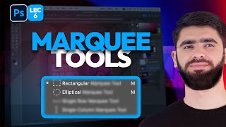 Rectangular vs Circular Marquee Tool in Photoshop 2024  Lesson 6 [upl. by Harrod]