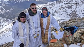 Two Catholic priests hold mass on every 14er in Colorado [upl. by Rengaw]