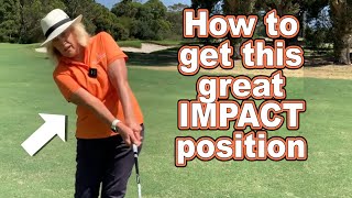 How to get the correct impact position for more power and consistency [upl. by Valerian]