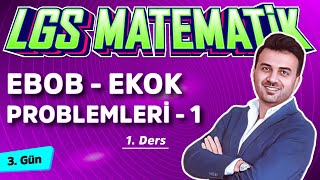 EBOB PROBLEMLERİ  8Sınıf Matematik 5Ders [upl. by Palmer]