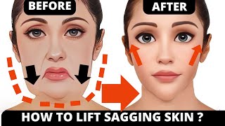 🛑 LIFT SAGGING SKIN EXERCISE JOWLS NASOLABIAL FOLDS  FACELIFT FOREHEAD LINES ANTIAGING MOUTH [upl. by Cummings393]