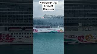 Norwegian Joy arriving in Bermuda [upl. by Kcinemod]