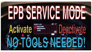 Ford Focus EPB Service Mode  Everything You Need To Know [upl. by Aryaz]