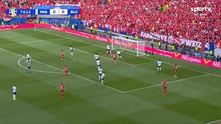 Breel Embolo goal vs England  Euro 2024 Quarter Finals  England 01 Switzerland [upl. by Marci]