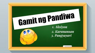 Gamit ng Pandiwa [upl. by Ardnuasak]